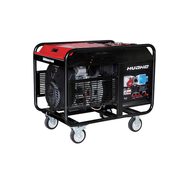 红色普通带轮子汽油机22000ED